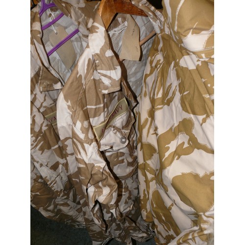 420 - ROYAL NAVY DESSERT CAMOUFLAGE SHIRT, TROUSERS AND JACKET