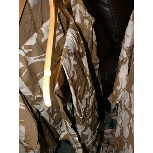 418 - ROYAL NAVY DESSERT CAMOUFLAGE SHIRT, TROUSERS AND JACKET