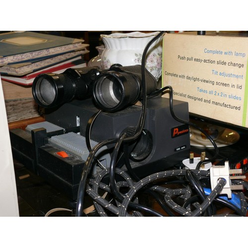 332 - BELL & HOWELL 1623X 8MM CINE PROJECTOR, BOOTS COLOUR MASTER PROJECTOR WITH ORIGINAL BOX PLUS A FUTHE... 