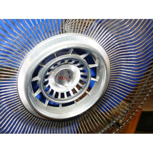 346 - RETRO SUPER DELUX BLUE TABLE FAN