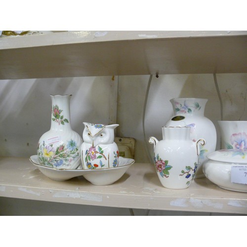 77 - COLLECTION OF MIXED AYNSLEY CHINA