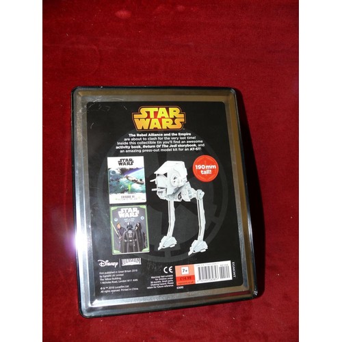 83 - STAR WARS STORY BOOK, ACTIVITY BOOK -  MAKE YOUR OWN AT-ST, AGE 7+