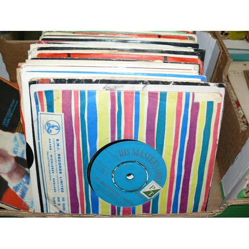 115 - SELECTION OF SINGLE RECORDS 45's SIMPLY RED,  STEVIE WONDER, FOREIGNER,  MICHAEL BALL ETC