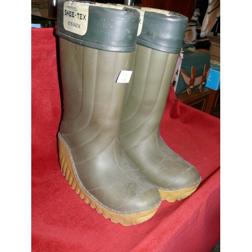 118 - SKEE-TEX FISHING WELLINGTONS, SIZE 8/9,