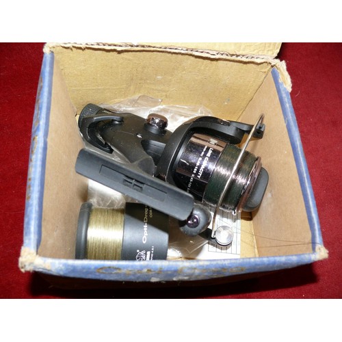 119 - OKUMA OPTI-DRAG ODB-140 FISHING REEL WITH BOX