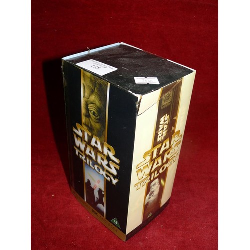 135 - STAR WARS TRILOGY -  A NEW HOPE, THE EMPIRE STRIKES BACK,  RETURN OF THE JEDI