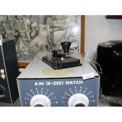 162 - HAM RADIO K.W. (E-ZEE) MATCH, TUNE IN ANY LENGTH WIRE ANTENNA WITH THIS VINTAGE MATCHER FROM 80 TO 1... 