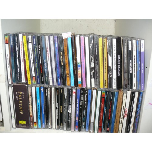 214 - 5 CUBES OF CDS TO INCLUDE IGGY POP, SEX PISTOLS, LOU REED & METALLICA, FOO FIGHTERS, R.E.M., THE CUR... 