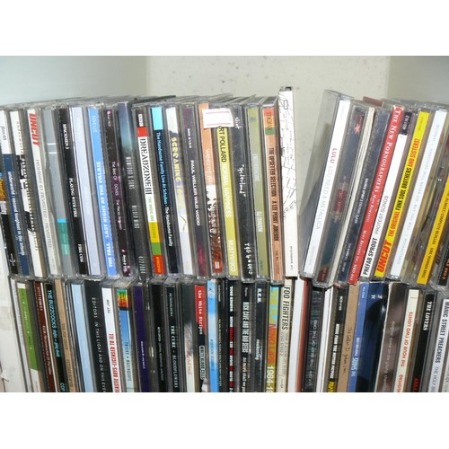 214 - 5 CUBES OF CDS TO INCLUDE IGGY POP, SEX PISTOLS, LOU REED & METALLICA, FOO FIGHTERS, R.E.M., THE CUR... 