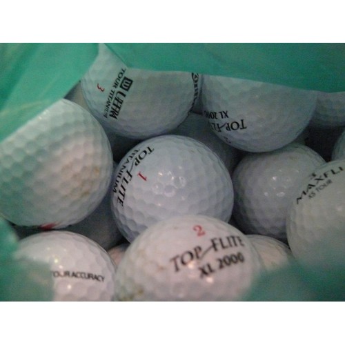 147 - 3 X BAGS OF MIXED GOLF BALLS