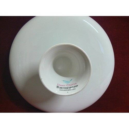 8 - Portmeirion dawn chorus pattern ceramic cake stand.