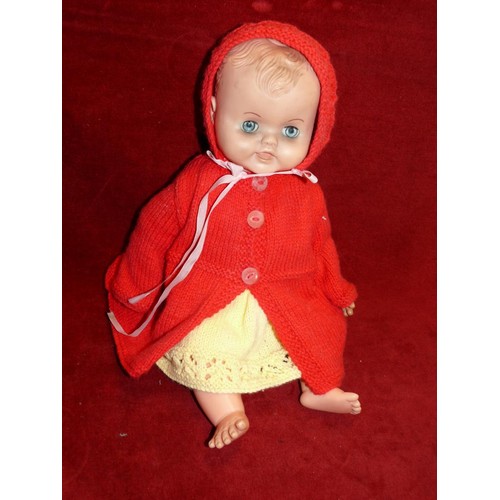 15 - Vintage Chiltern vinyl baby Doll.