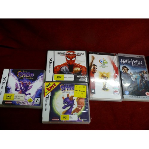 75 - SELECTION OF SONY PSP GAMES AND MOVIES TO INCLUDE PETER JACKSON'S KING KONG, FIFA, HARRY POTTER, XME... 