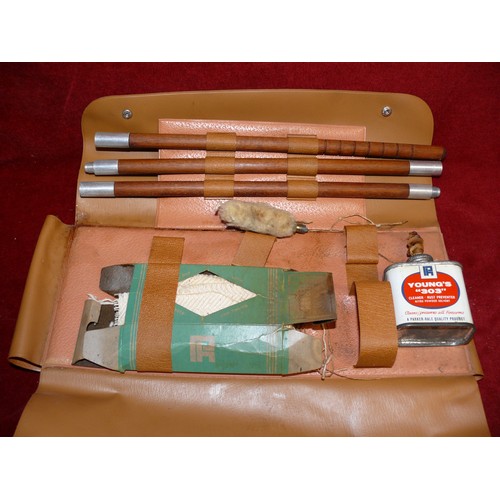 97 - VINTAGE GUN CLEANING KIT IN FITTED CASE