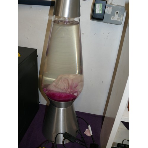 111 - VERY LARGE PINK LAVA LAMP