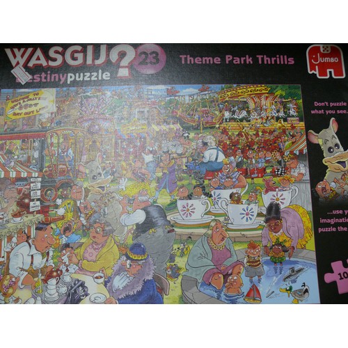 126 - WASGIJ DESTINY PUZZLES THEME PARK THRILLS AND TRIP TO THE TIP