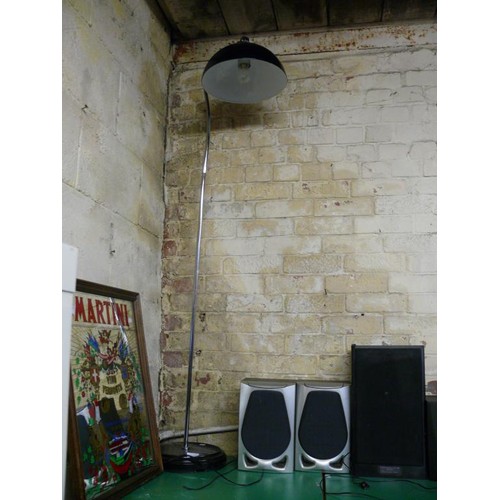 203 - BLACK RETRO FLOOR STANDING LAMP