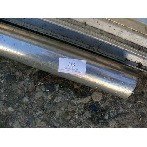 533 - ALUMINIUM 12 FT X 2 INCH ANTENNA MOUNTING POLE