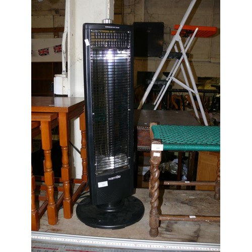 399 - Warmlite WL42013 1KW Carbon Infrared Heater with Oscillation, Black