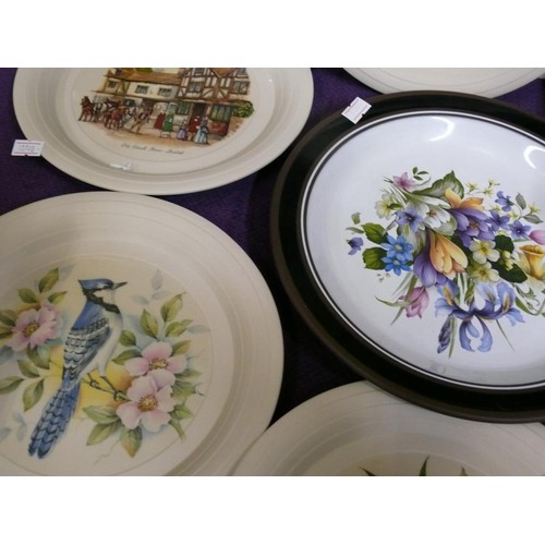 64 - COLLECTION OF DECORATIVE HORNSEA PLATES