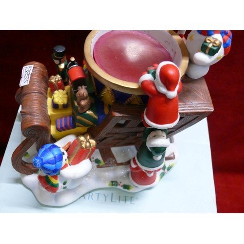 75 - LARGE CHRISTMAS SANTA SLEIGH WAX MELT ORNAMENT WITH BOX