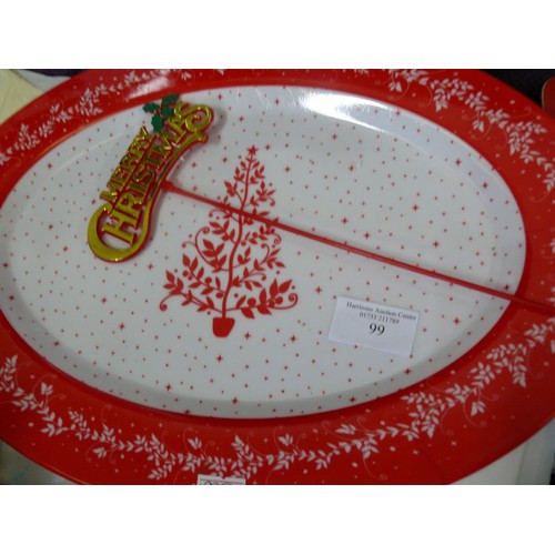 99 - COLLECTION OF DECORATIVE CHRISTMAS TABLEWEAR