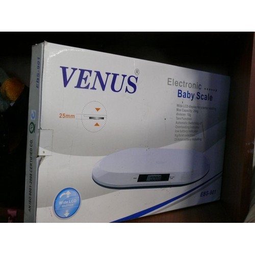 134 - VENUS ELECTRONIC BABY/PUPPY SCALES APPEAR NEW IN BOX