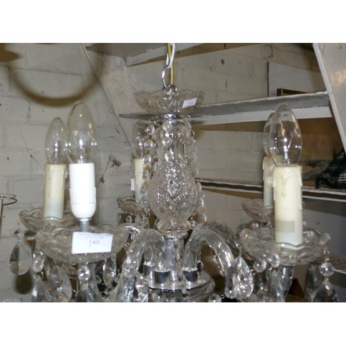 149 - 3 VARIOUS DECORATIVE CEILING CHANDELIERS