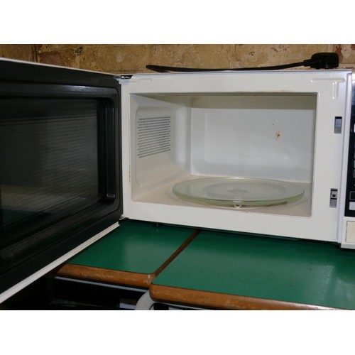 164 - SHARP WHITE DIGITAL MICROWAVE