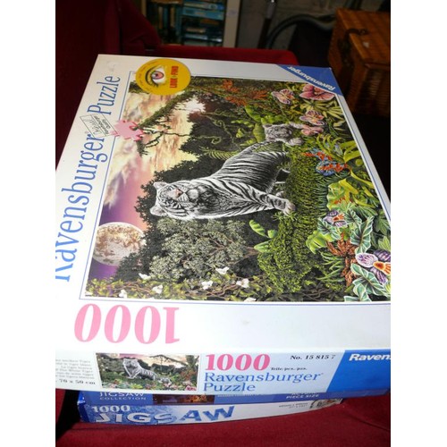 183 - 4 X 1000 PIECE JIGSAWS