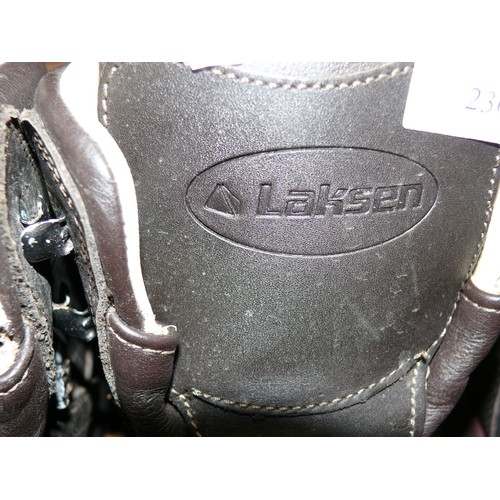 230 - LAKSEN WALKING BOOTS. UK 8. BARELY WORN.