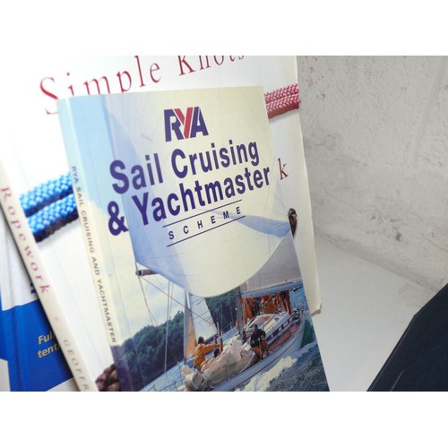 322 - 5 BOOKS ON SAILING & YACHTING INC HARDBACK 