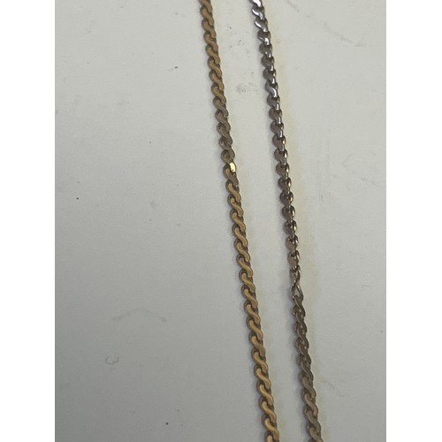 31 - A 9CT GOLD CHAIN WEIGHT 3.62GR, LENGTH 52CM.