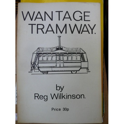 392 - Vintage transport, tram & railway books, leaflets and ephemera.