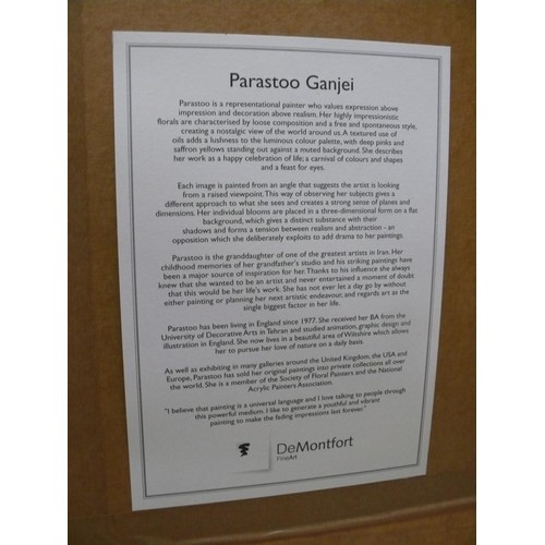 528 - Parastoo Ganjei original oil painting 20