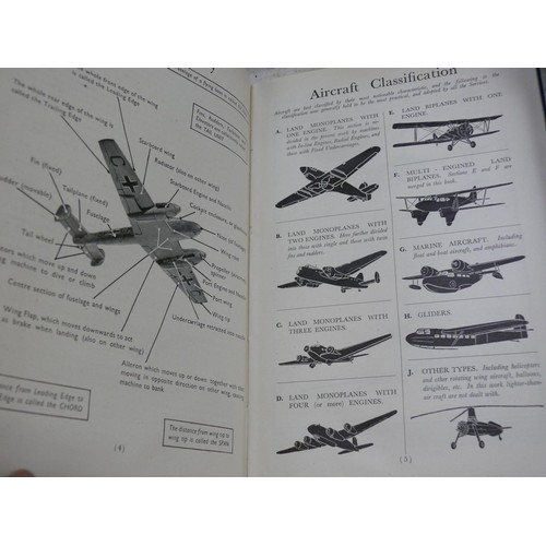 56 - The Aircraft Recognition Manual, by C.H. Gibbs-Smith, Royal Observer Corps. Together with 3 model di... 