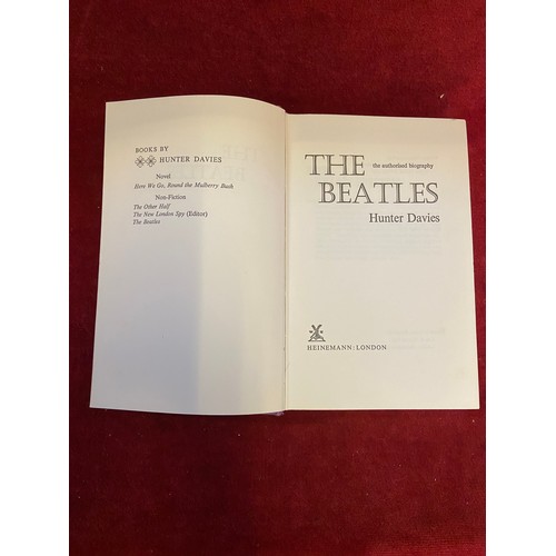 76 - 1st Edition 'The Beatles, the authorised biography' book by Hunter Davies.