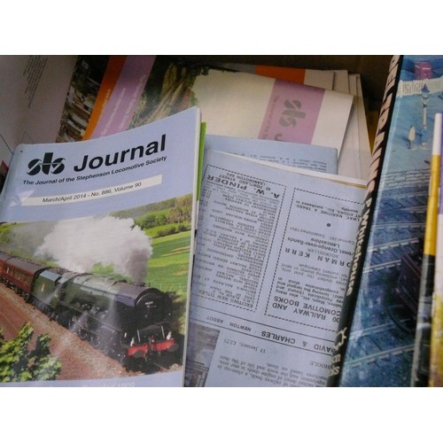 359 - TRAY OF MODEL RAILWAY BOOKS INCLUDING HORNBY ThE OFFICIAL ILLUSTRATED HISTORY & WORLD OF MODEL TRAIN... 