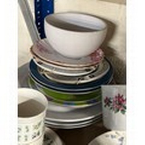 403 - ROYAL WORCESTER CLASSIC PLATINUM 12 PIECE TEA SERVICE IN PURE WHITE WITH SILVER BAND (PLUS FEW SPARE... 