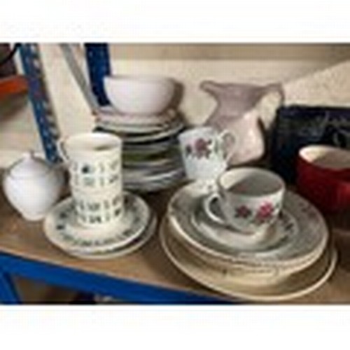 403 - ROYAL WORCESTER CLASSIC PLATINUM 12 PIECE TEA SERVICE IN PURE WHITE WITH SILVER BAND (PLUS FEW SPARE... 