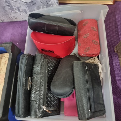 111 - SELECTION OF LADIES PURSES AND GLASSES CASES SOME DESIGNER