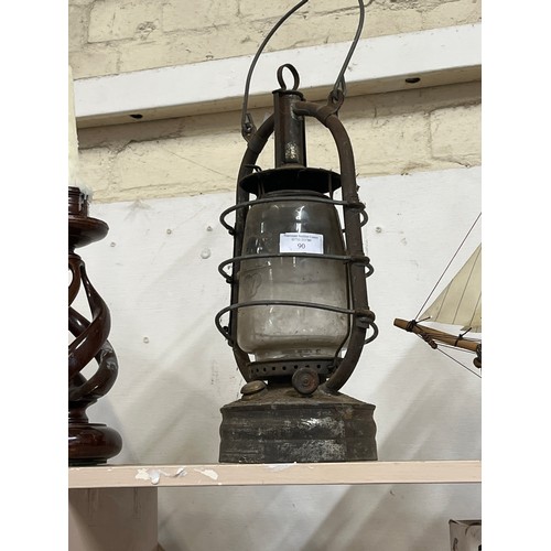 90 - Veritas Pax Elephant paraffin lamp.