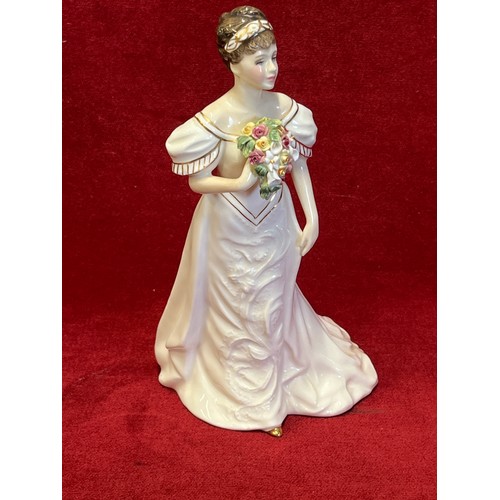 3 - ROYAL DOULTON LADY FIGURINE WEDDING MORN