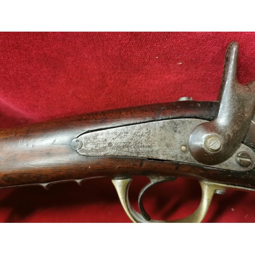 52 - A AUSTRIAN WERNDLE (AKA WERNDL-HOLOB)1867 M1867 OBSOLETE BLACK POWDER RIFLE (NO TRIGGER MECH ) ALL T... 