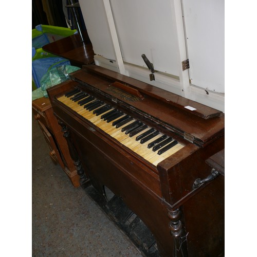 413 - VINTAGE HARMONIUM BY BOUCHER & CO CHESTER