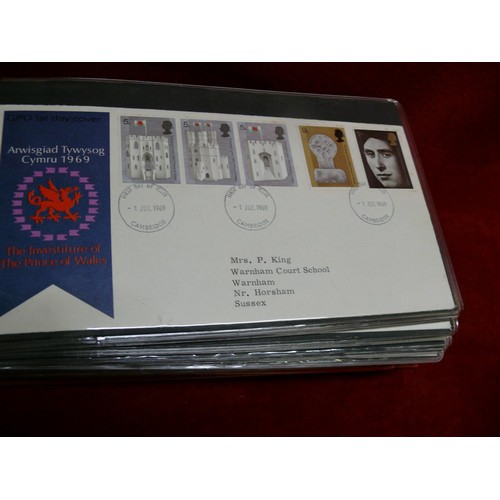 65 - ALBUM CONTAINING 60 DIFFERENT 1ST DAY COVERS 1948-2004