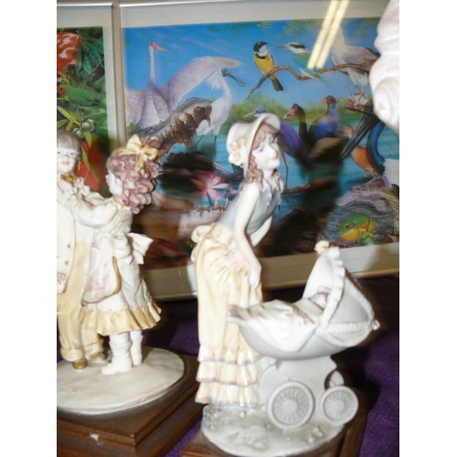 96 - 3 FIGURINES OF CHILDREN IN ANTIQUE STYLE