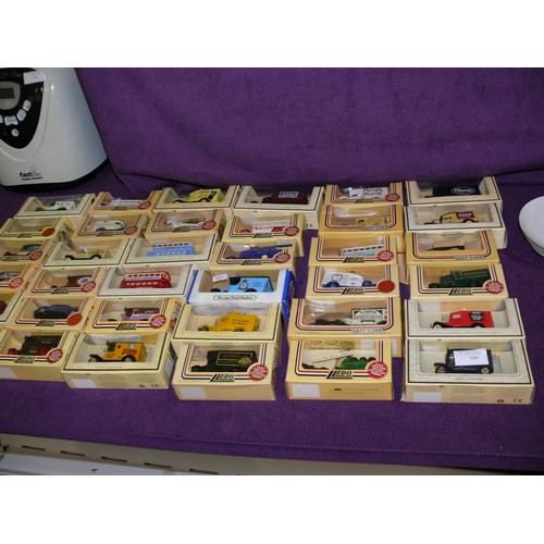 100 - 36 X MODEL ADVERTISING VEHICLES IN BOXES, LLEDO, DAYS GONE ETC