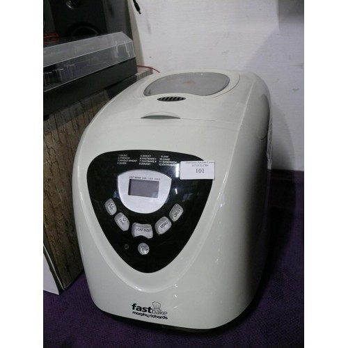 101 - MORPHY RICHARDS FAST BAKE BREAD MAKER PLUS LOTS MORE