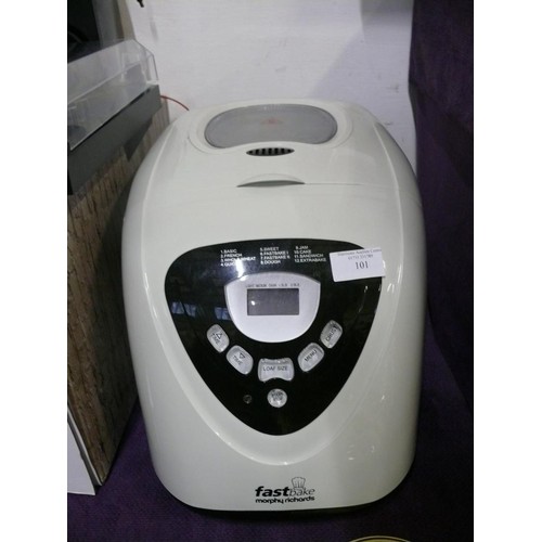 101 - MORPHY RICHARDS FAST BAKE BREAD MAKER PLUS LOTS MORE